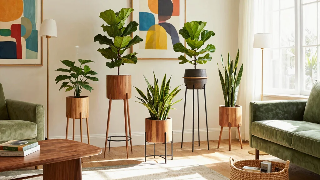 10 Indoor Planter Stands That Are Elegant Enough to Be Furniture