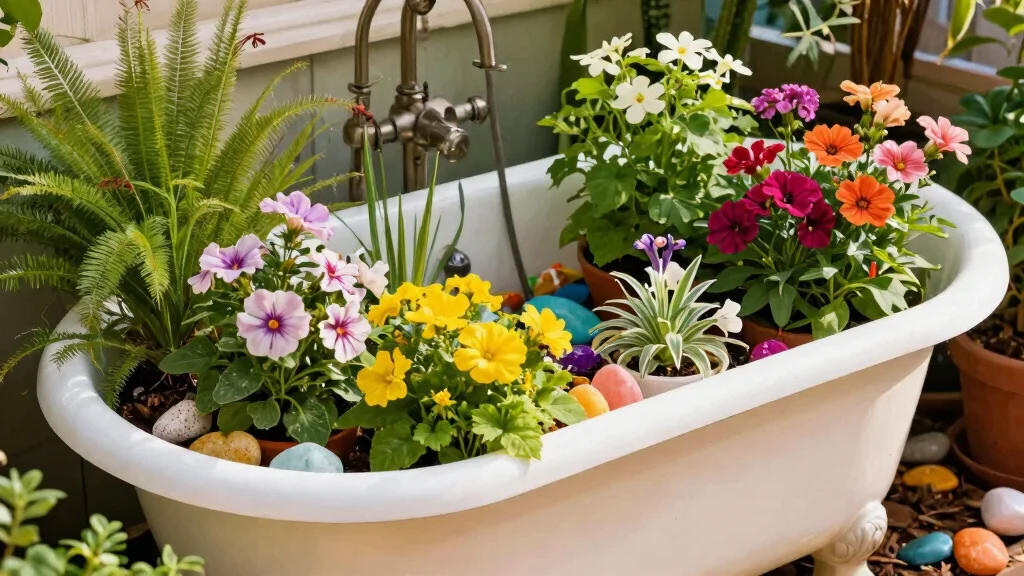 8 Bathtub Flower Beds That Are So Quirky and Charming You'll Want One Immediately