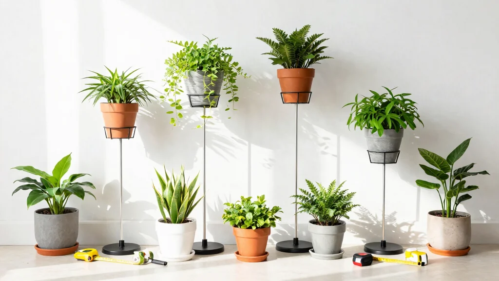 8 DIY Tension Rod Plant Stands That Are Pure Genius