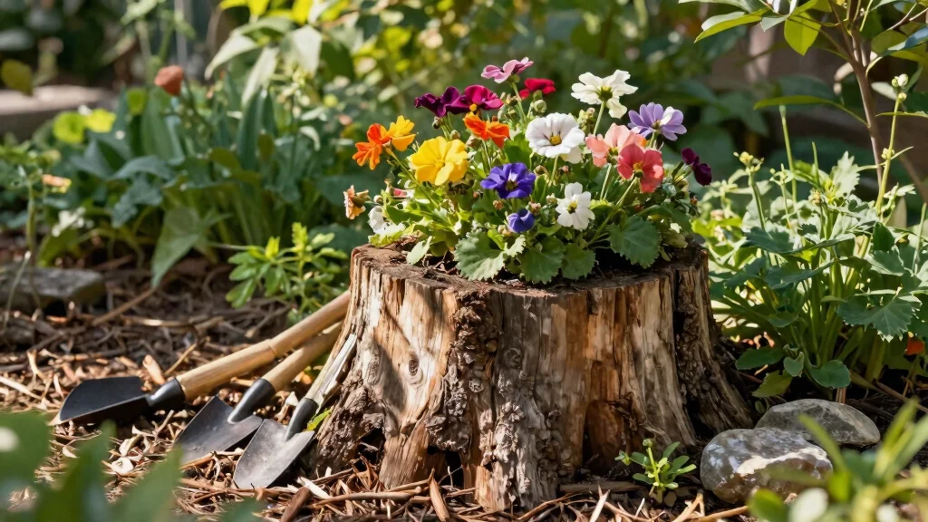 8 Tree Stump Planter Ideas That Turn Old Wood Into Garden Magic
