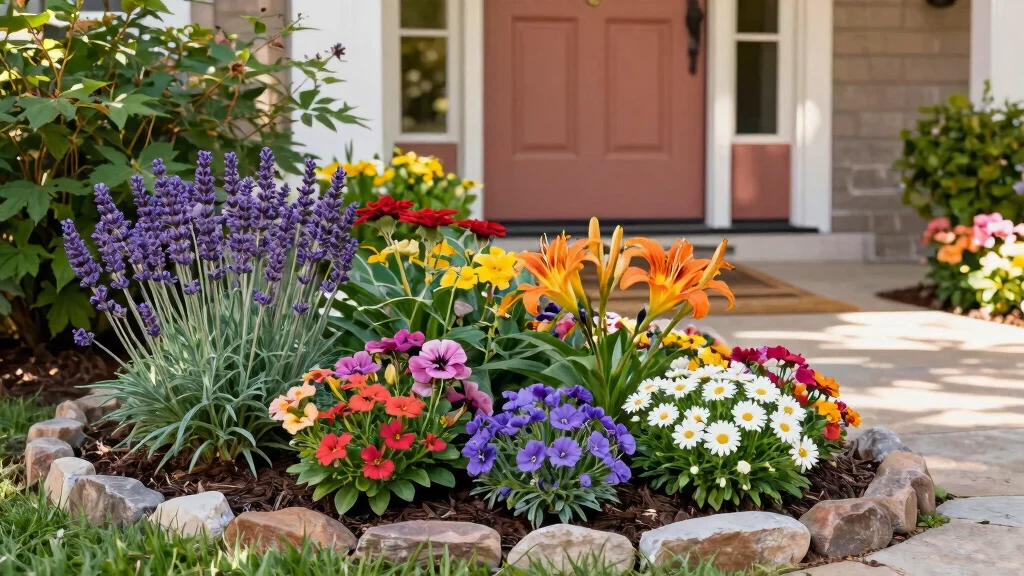 9 Front Door Flower Bed Landscaping Ideas That Create the Most Inviting Entrance